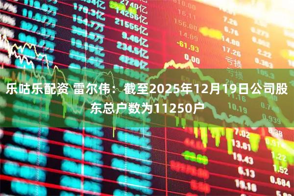 乐咕乐配资 雷尔伟：截至2025年12月19日公司股东总户数为11250户