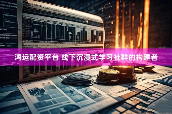 鸿运配资平台 线下沉浸式学习社群的构建者